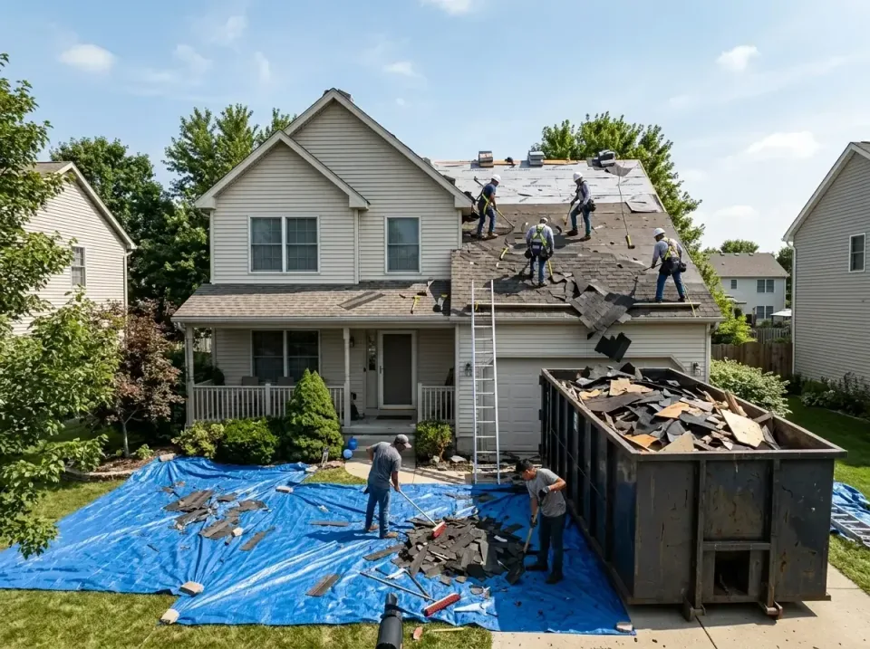 roof-replacement-debris-remova-004 — frequently asked questions, Cheapest Dumpster Rentals in Danville, IN
